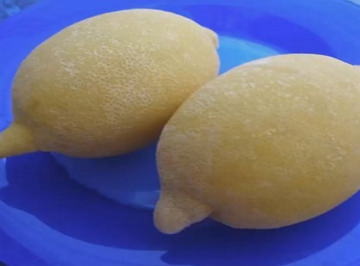 Польза замороженных лимонов