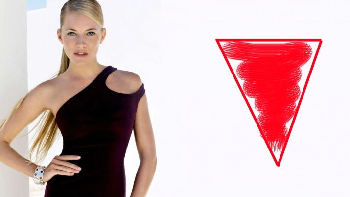 Фигура «перевернутый треугольник» (79 фото): какая одежда подходит женщине с узкими бедрами и широкими плечами, как правильно похудеть 